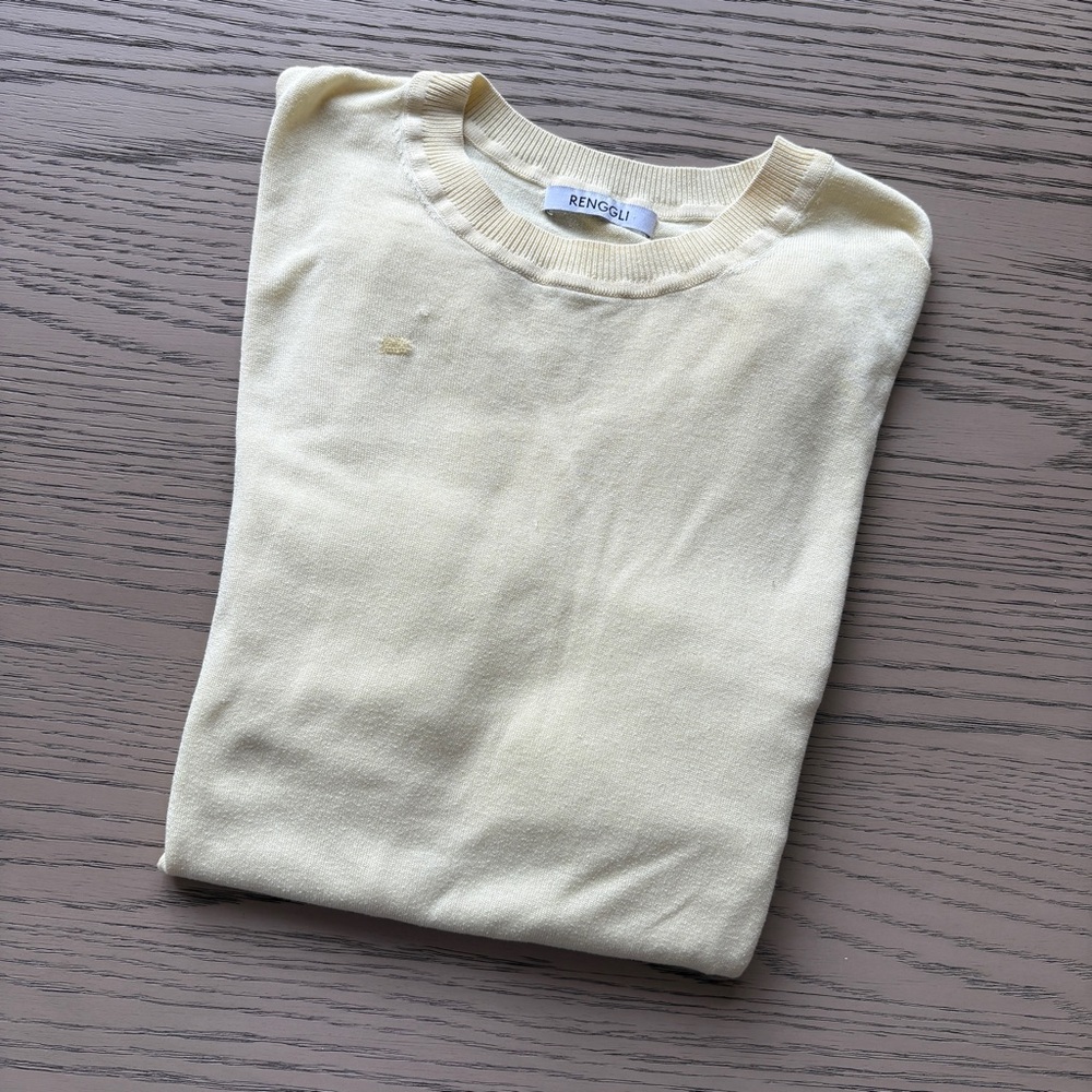Renggli Crewneck Sweater in Butter Yellow